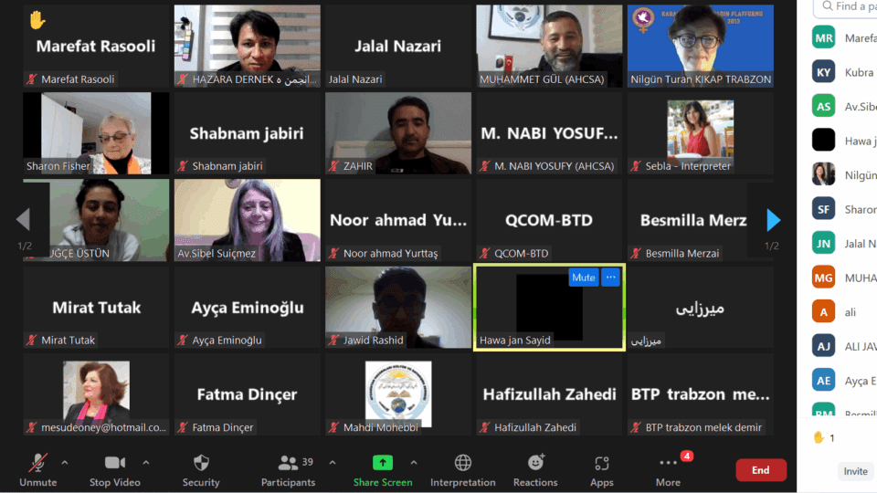 Kadın, Barış, Güvenlik konulu Webinarımız Gerçekleştirildi.