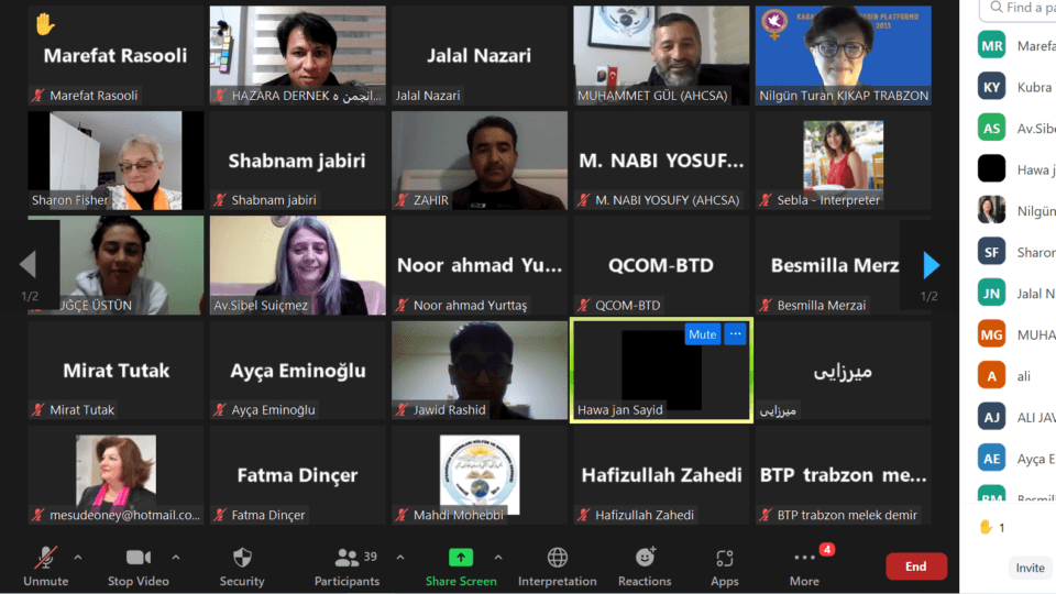 Kadın, Barış, Güvenlik konulu Webinarımız Gerçekleştirildi.