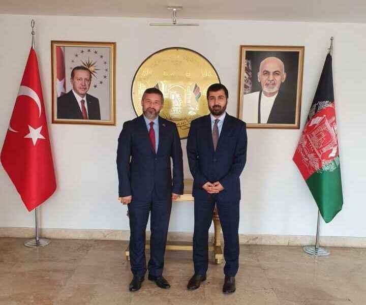 Derneğimizin Yönetim Kurulu Başkanı Muhammet GÜL, Afganistan İslam Cumhuriyeti’nin Ankara Büyükelçisi Sayın Amir Mohammad Ramin’i Ziyaret Etti