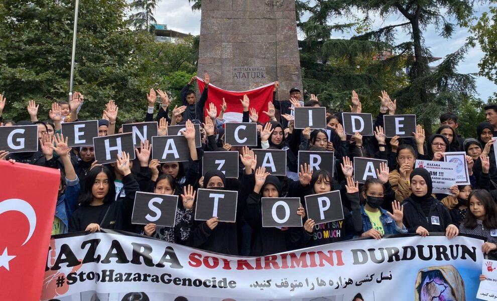 اعتراض در 9 شهر ترکیه در مقابله با نسل کشی هزاره ها در افغانستان